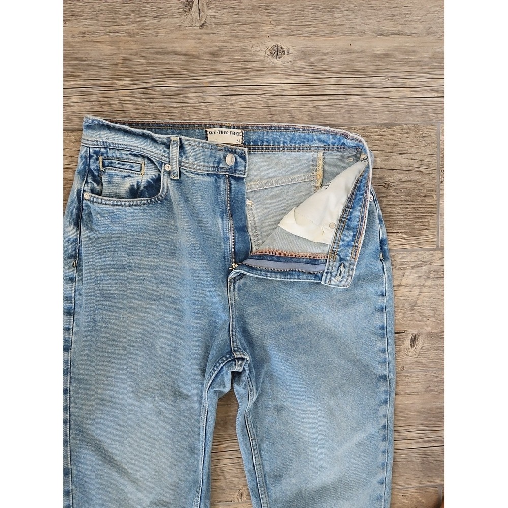 Free People‎ We The Free Deep Size 31 - Xena High Rise Slim Straight - Picture 10 of 16